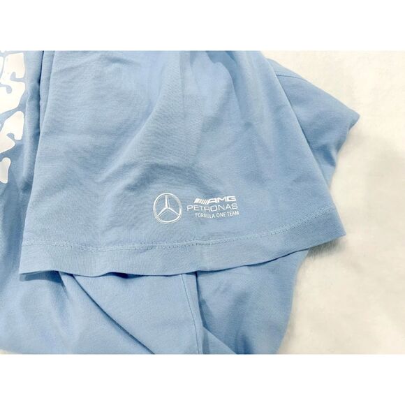 Officially licensed Mercedes Benz F1 T-Shirt Large AMG Petronas Blue - Picture 4 of 4